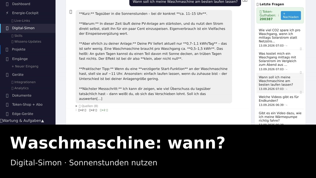 Vorschaubild: Wann läuft die Waschmaschine am besten?